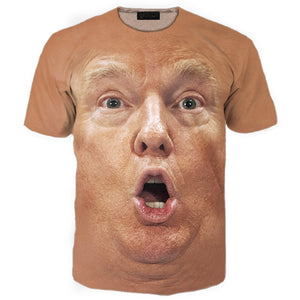 Trump shocked face 3D meme shirt - thememeshops
