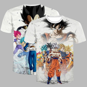 DBZ Saiyan collection 3D shirt - thememeshops