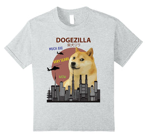 Dogezilla attacking city meme shirt - thememeshops
